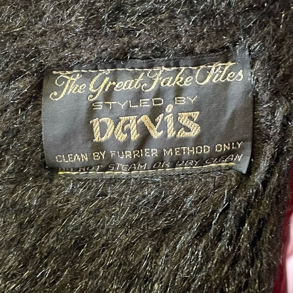 Vintage 70s Davis of Boston Brown Faux Fur Teddy Coat Hooded Womens S/M - Picture 6 of 8